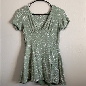 LA Hearts Pacsun Green Dress